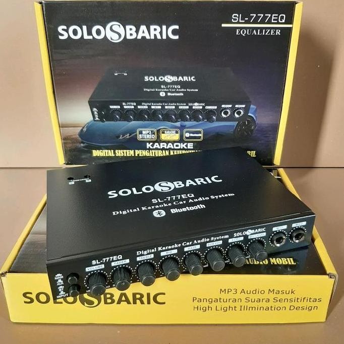 Parametrik Bluetooth Equalizer Audio Mobil Pre Amp Karoke Parametrik Solobaric Sl 777 Eq Bluetooth