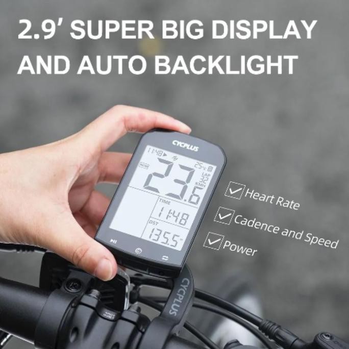 Paket Lengkap Cycplus Cyclocomp Speedometer