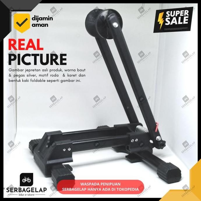 Standar Penyangga Paddock Bike Rack Repair Stand / Rak Display Sepeda