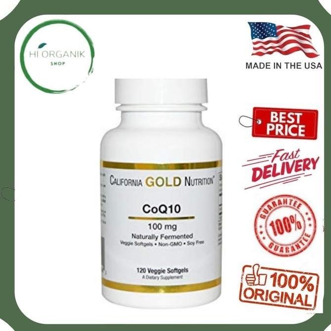California Gold Nutrition Coq10 100 Mg (120 Veg) / Cgn Coq10 100 Mg Original