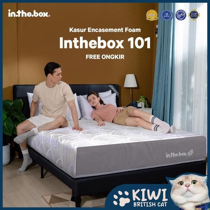Kasur Springbed INTHEBOX 101 Ukuran 160x200 (Queen) FREE BANTAL