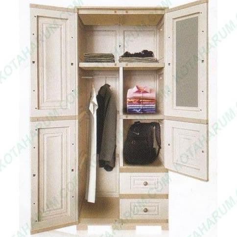 lemari pakaian plastik 2 pintu olymplast modern OTC 2PL ST2 bandung