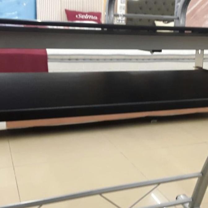 meja komputer hazel informa tempered glass