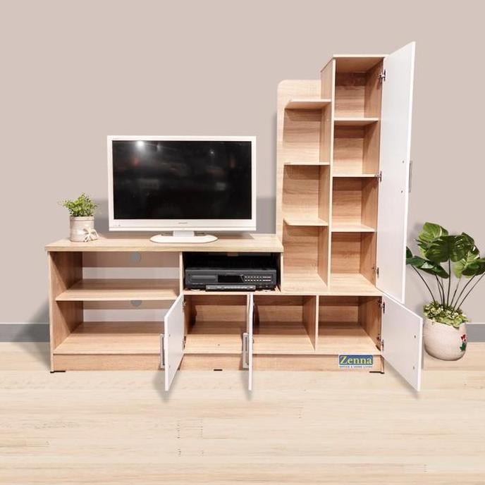 Zenna tv cabinet wu 1608 / rak tv / meja tv