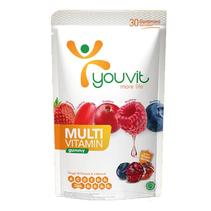 YOUVIT REMAJA/ DEWASA / Youvit Multivitamin 30 GUMMY