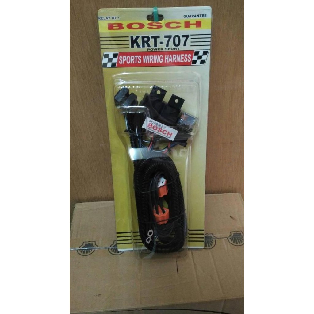 kabel relay ( 3 relay , 2 lampu ) DISKON