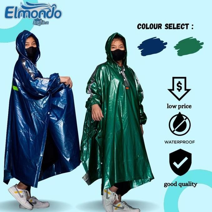 Jas Hujan Kelelawar Jas Hujan Ponco Lengan Elmondo Funtastic 703