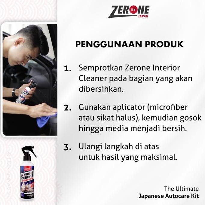Coating Mobil Paket Zerone Japan Glass Super Cleaner Interior Cleaner