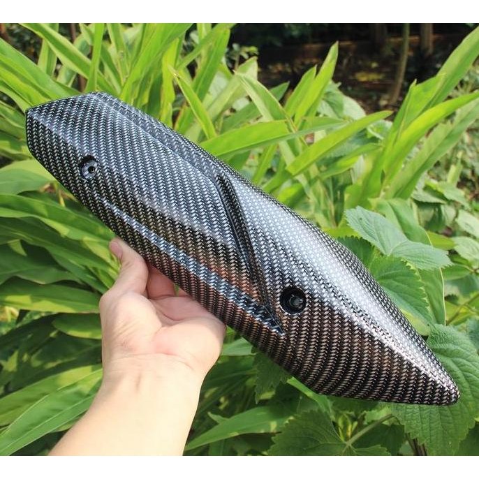Tameng Knalpot Carbon Mio M 3 Tutup Cover Knalpot Carbon Mio M 3 Mioz Xride 125 Soul GT 125 Fino Aks