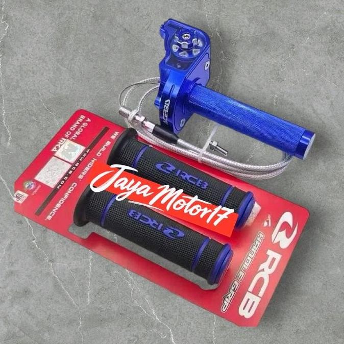 Promo Paket Gas Spontan Acerbis V2 Plus 1 Kabel + Handgrip RCB HG55 Original + Jalu Stang Cnc Univer