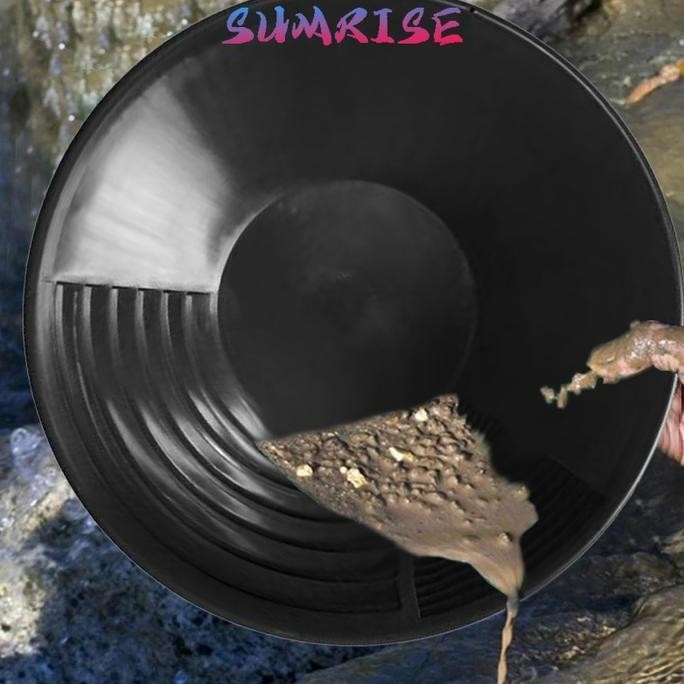 Alat Dulang Emas 38CM Gold Pan Tahan Lama - Peralatan Tambang Emas & Gold Panning Perlengkapan Tamba