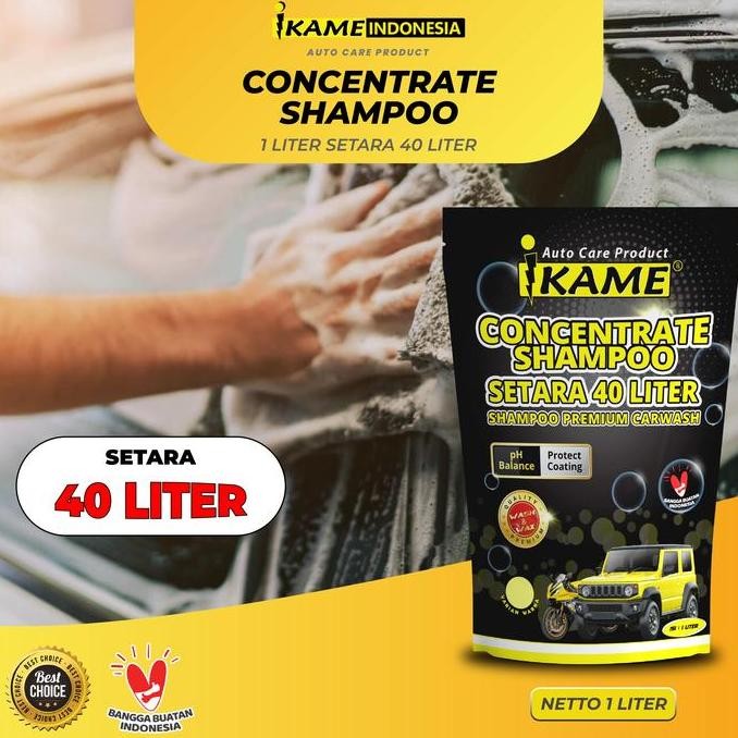 Ikame Biang Konsentrat Shampo Mobil 1 Ltr Setara 40 Ltr/Shampo Mobil Motor/Biang Shampoo