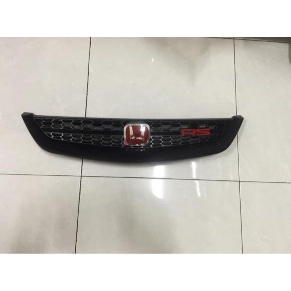 Grill Honda civic ES 01-03. RS with red logo BEST QUALITY