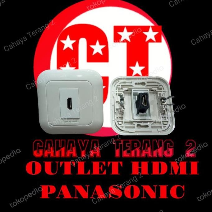Outlet Hdmi Panasonic Faceplate Hdmi/Port Hdmi Panasonic