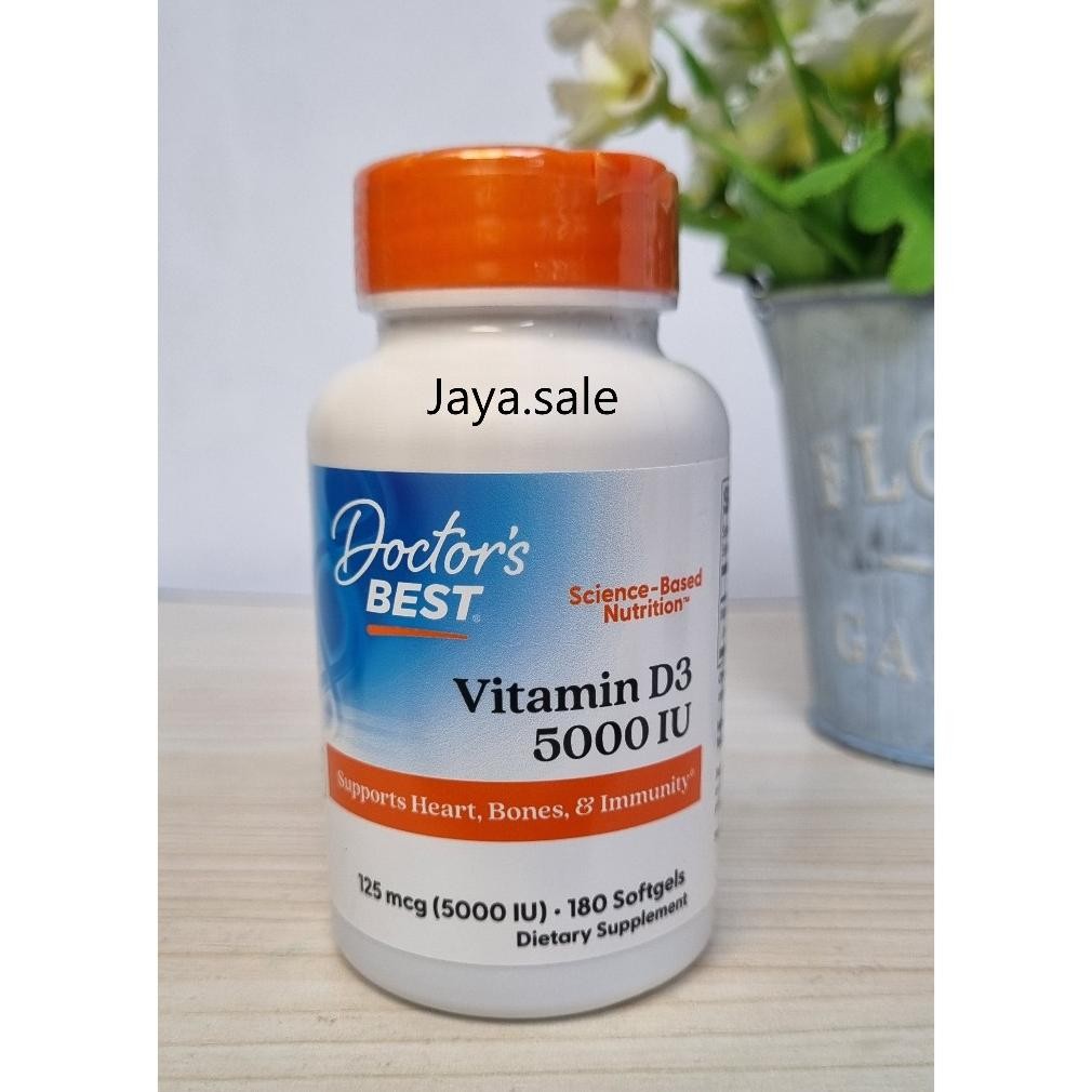Doctor Best Doctor's Best Vitamin D3 5000 IU 180 Softgels