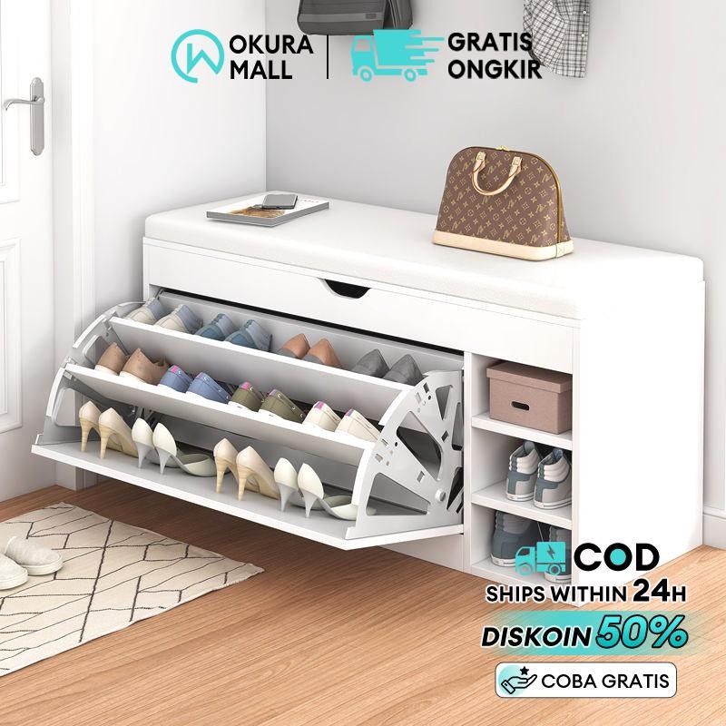 Rak Sepatu Duduk Rak Sepatu Susun Rak Sepatu Sofa Lemari Sepatu Kayu Minimalis Lemari Sepatu Dengan 