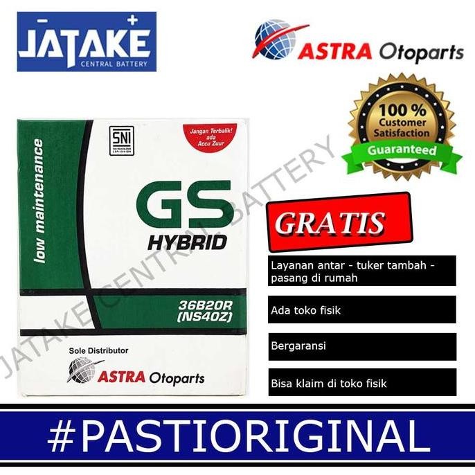 Promo Aki basah mobil AVANZA Ns40Z / Ns 40Z GS Astra Hybrid COD