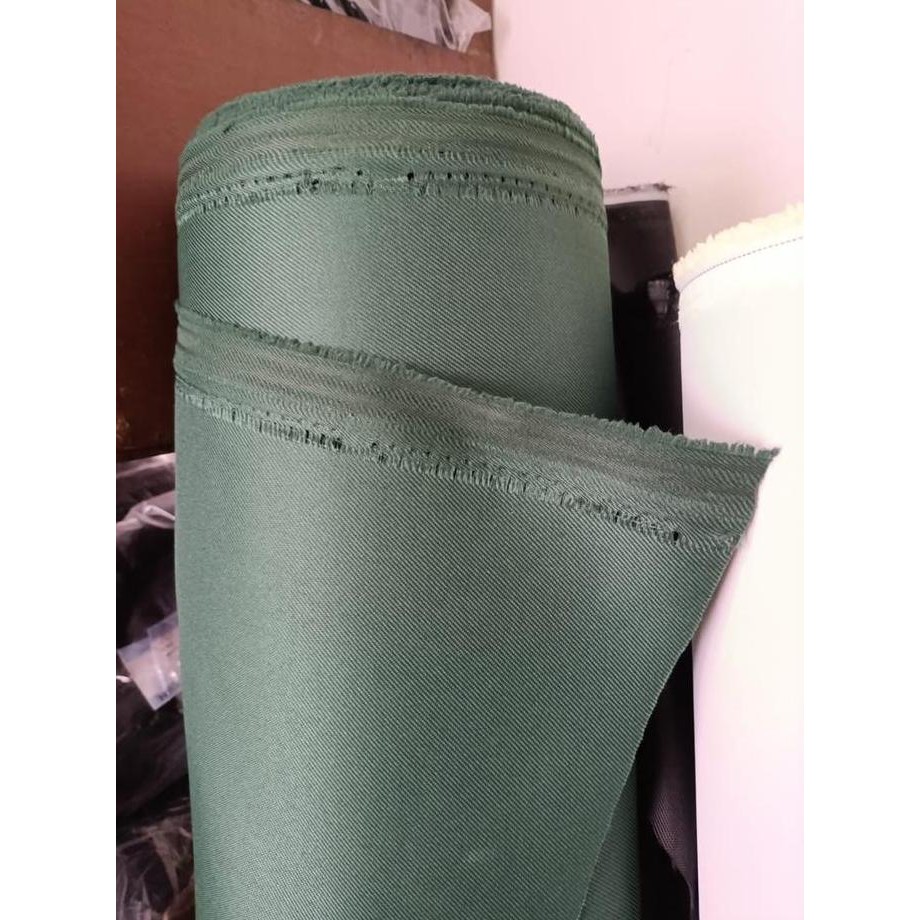 DF247>> Kain Terpal Bahan CP CV Lembaran Kain Kap Jeep (CP) Untuk Awing Tutup Cover Mobil Tenda Tent