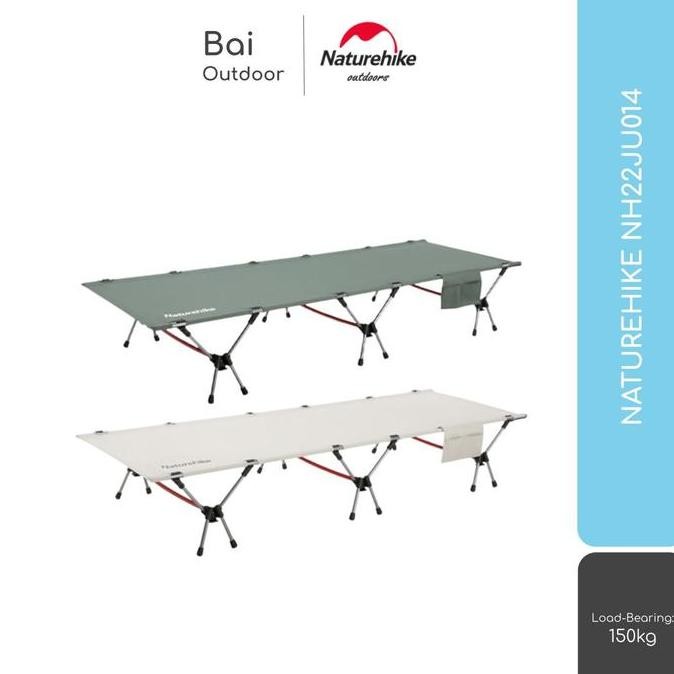 Folding Bed / Velbed Lipat Portable Camping Naturehike Nh22Ju014