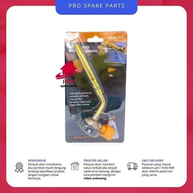 DF283>> Gas Torch Manual - Kepala Gas Alat Bakar Las Portable LPG Kaleng