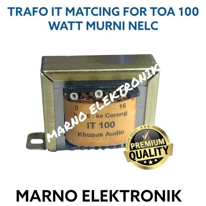 DB17>> TRAVO TRAFO IT 100 NELC MATCHING MEICING MECING FOR SPEAKER CORONG TOA