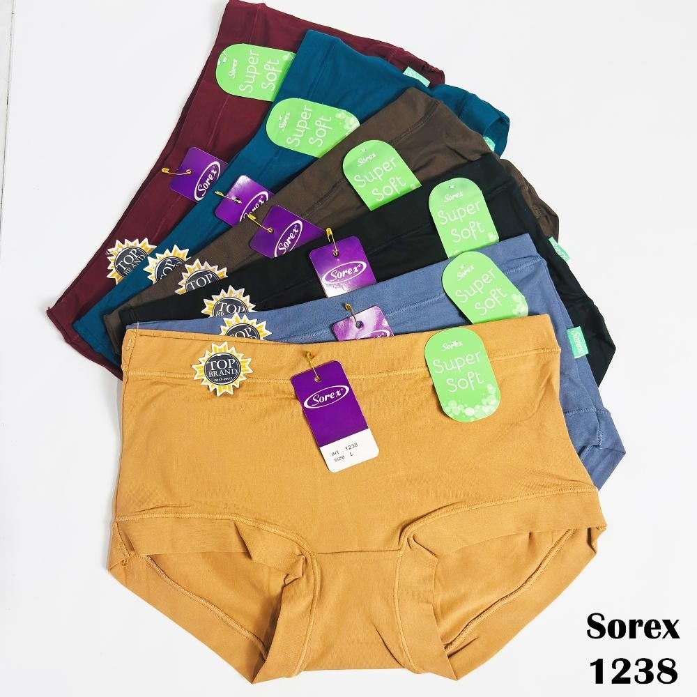 Recomend Sorex Celana Dalam Wanita Jumbo 3 Pcs 6 Pcs Lusinan 1238 Super Soft ,,