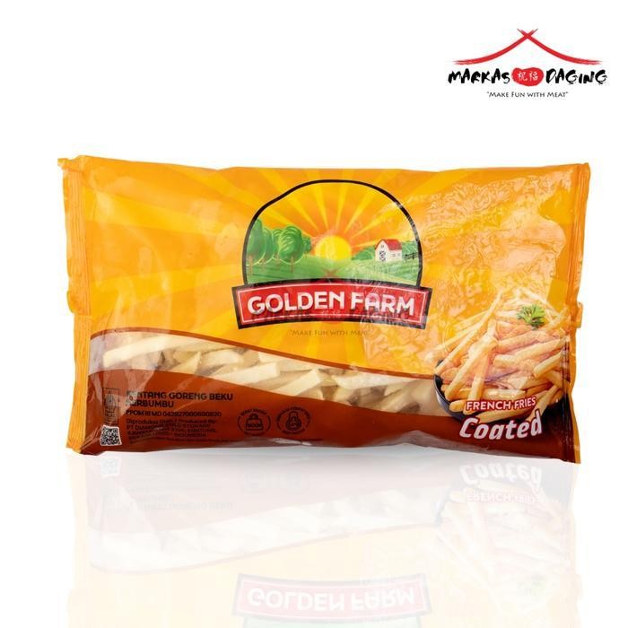 Golden Farm Shoestring COATED 500 Gr Kentang Beku - Markasdaging