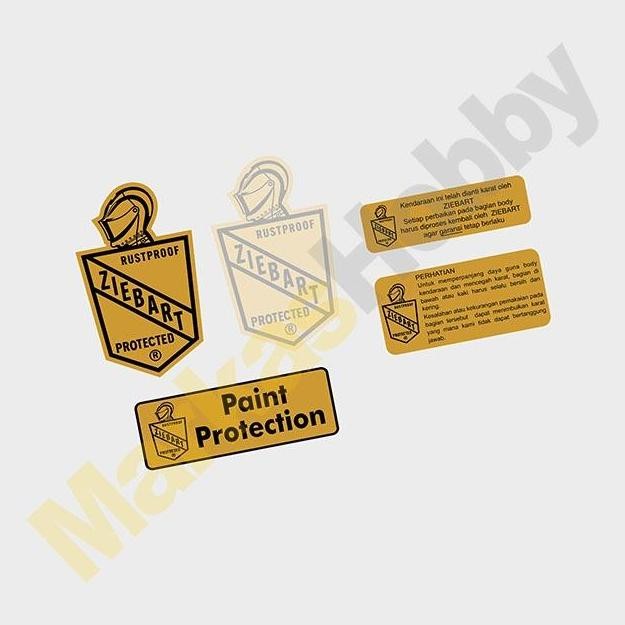 Stiker Ziebart Anti karat