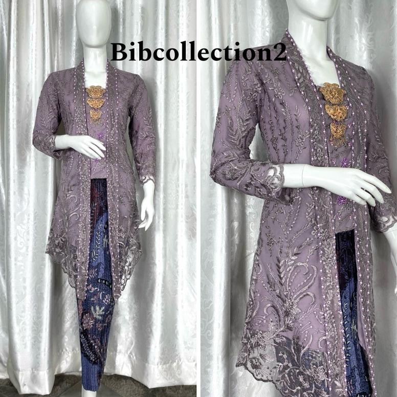 Berkualitas kebaya modern/kebaya tile/kebaya kutubaru payet/kebaya hitam kutubaru/kebaya wisuda !