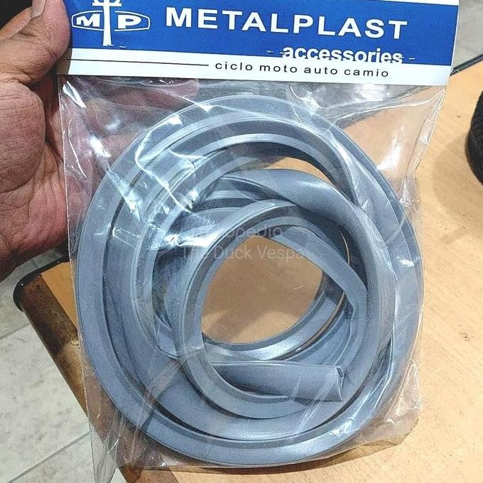 Karet Tepong Abu Metalplast Mengkilap Vespa Vbb Vba Vnb Vglb Sprint Gl
