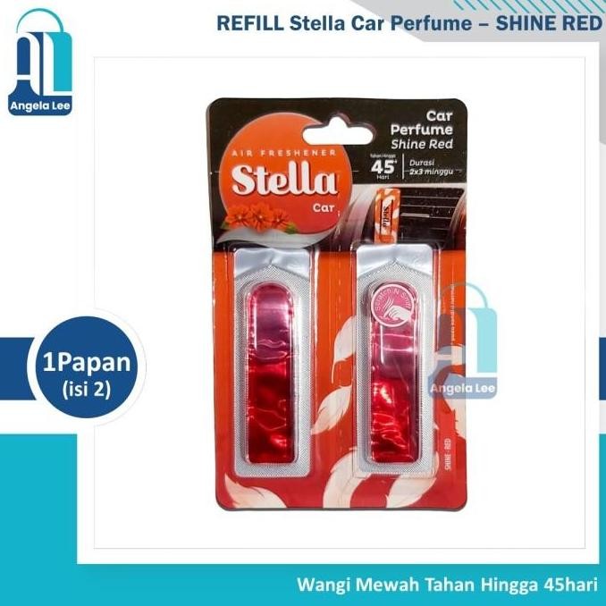 REFILL Stella Car Perfume Air Freshener Pengharum Mobil Jepit 2pcs