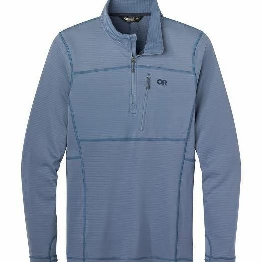 Jaket Gunung Kaos Baselayer Outdoor Research Vigor Quarter Nimbus Mens