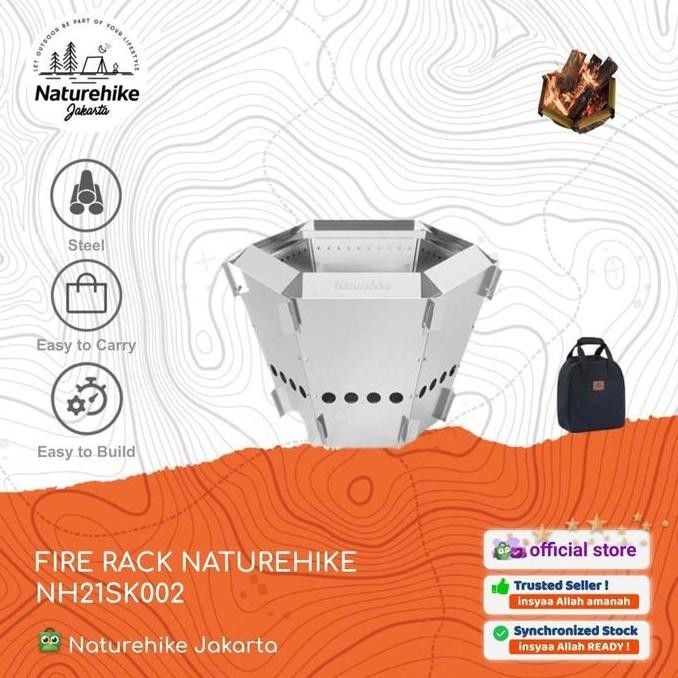 Fire Pit / Bbq Grill / Kompor Kayu Bakar Camping Naturehike Nh21Sk002