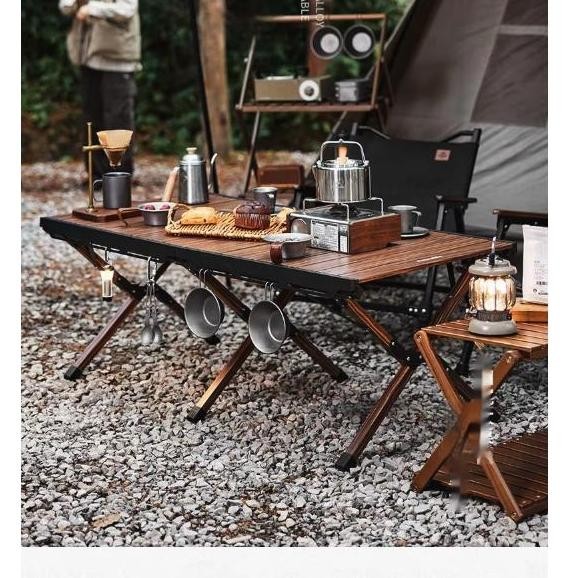 Meja Lipat Aluminium Portable Camping Outdoor Naturehike Cnh22Ju043