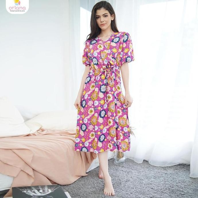 Oriana Homewear Midi Dress Collection | Daster Pendek Modern