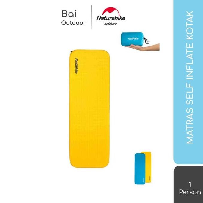 Matras Self Inflate Kotak Naturehike Nh19Q034-D Sleeping Pad Camping