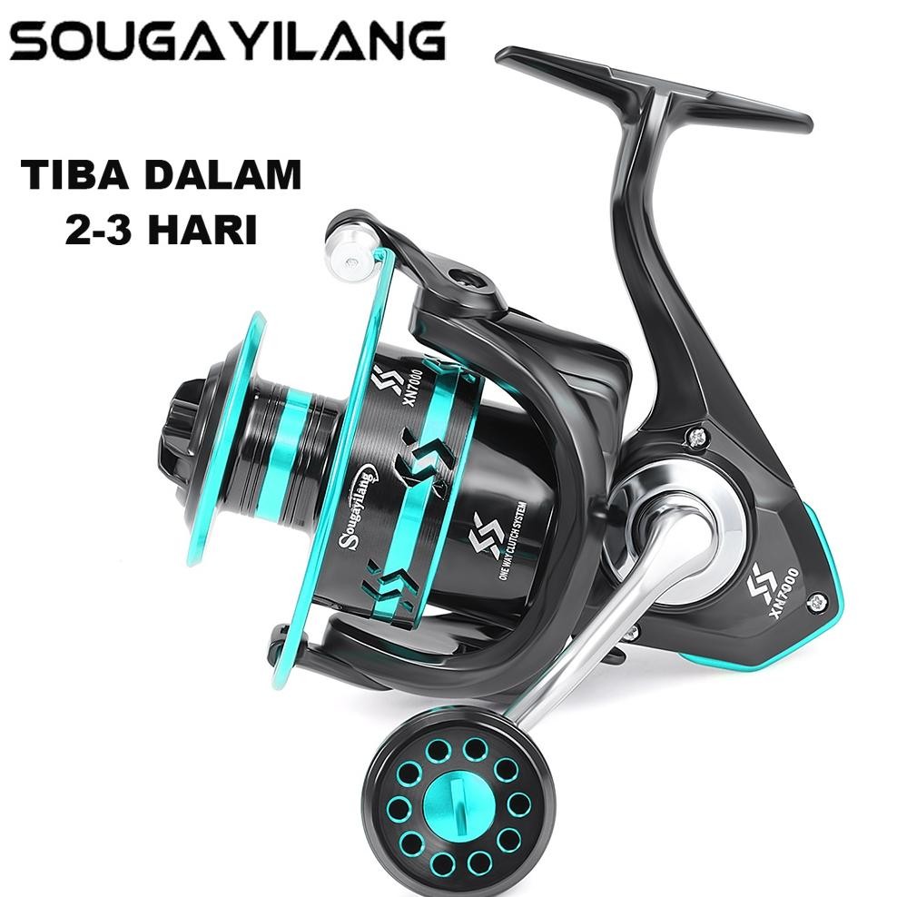 Sougayilang reel pancing 2000-7000 5.1:1Rasio kecepatan rotasi reel power handle reel power handle c