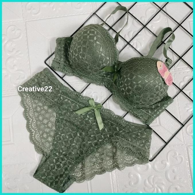 Bra Set Bh+Cd Setelan Import #Braset668
