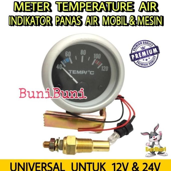 Meter Ampere Temperatur / Suhu Panas Air Mobil - Mesin