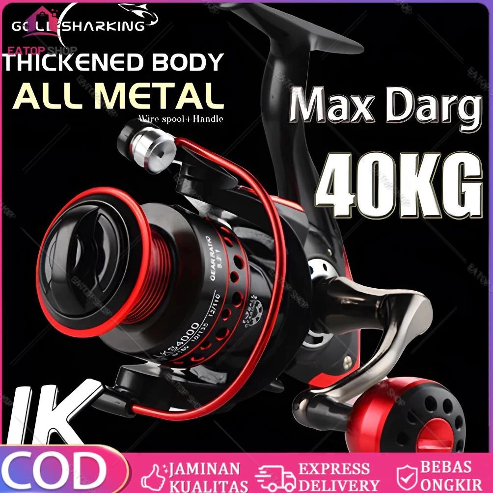 Reel Pancing LK Putar Rell Rill Pancing Katrol Kerekan Pancing Fishing Reel Spool Metal Aluminium Re