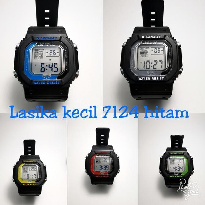 DF301>> Jam tangan digital Lasika Anak segi water Resist Lasika segi