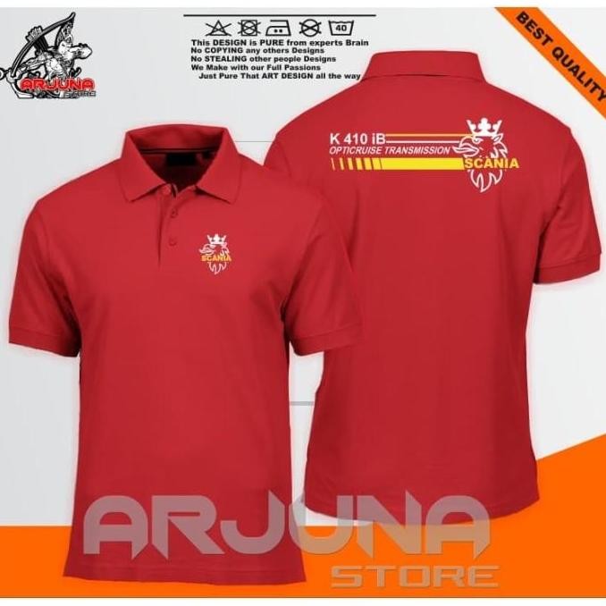DB9 >> POLO SHIRT / KAOS POLO BISMANIA SCANIA JETBUS TERLARIS