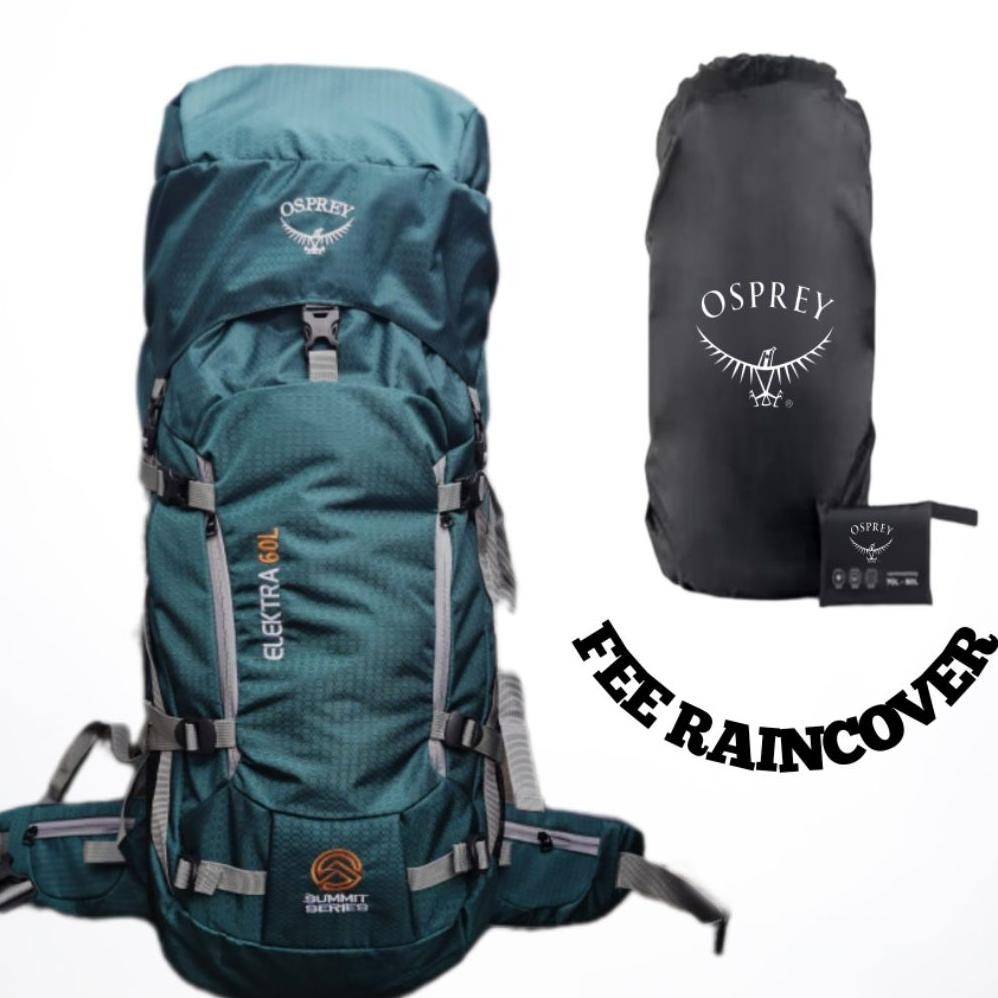 FREE RAINCOVER WATERPROOF - TAS GUNUNG 60 LITER ZEEGER ORIGINAL