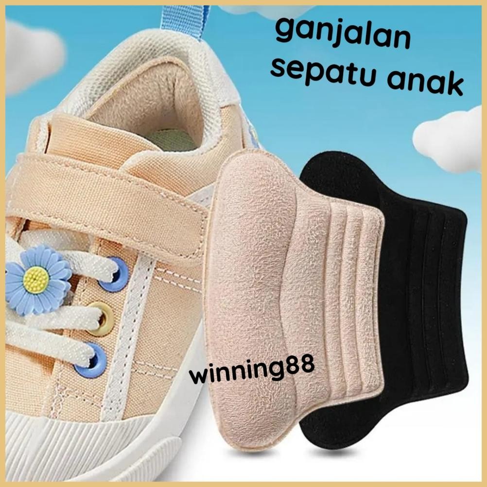 Terjangkau - INSOLE GANJALAN SEPATU ANAK SOLUSI SEPATU ANAK KEBESARAN KUALITAS PREMIUM GKID