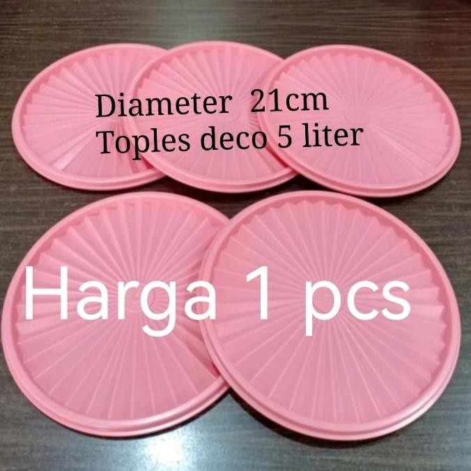 tutup deco canister tupperware
