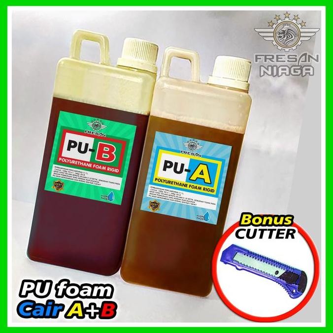 Promo Bahan Insulasi Bangunan Cairan PU-A dan PU-B Polyurethane Foam Rigid Busa Keras Padat Cor Peng