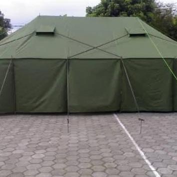 Terpal Kain Sejenis Terpal Tenda Tentara Ukuran 4X6 Meter
