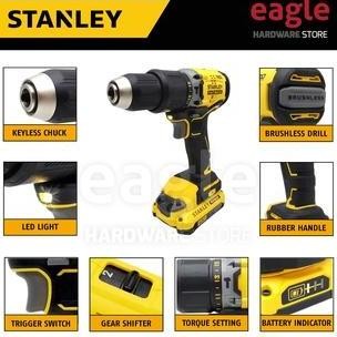 MYMO- STANLEY mesin bor baterai cordless hammer drill