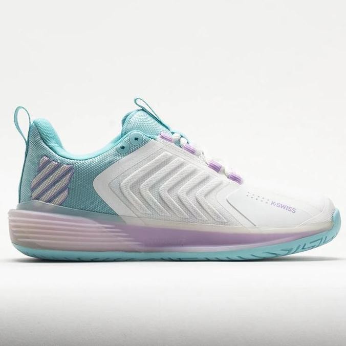 Sepatu Tennis Tenis K Swiss Ultrashoot 3 W White Lilac Original PS
