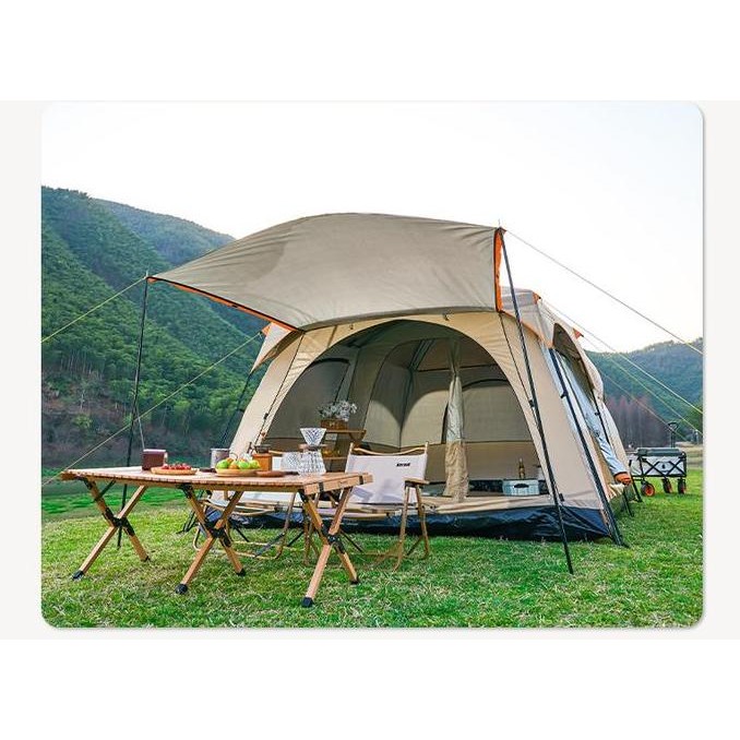 Tenda Camping 4 Orang Dewasa | Tenda Camping Family 4 Orang 2 Ruangan